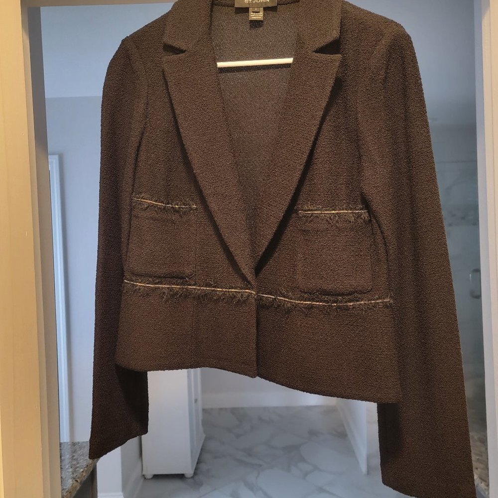 St John Cropped Jacket - Size 8
